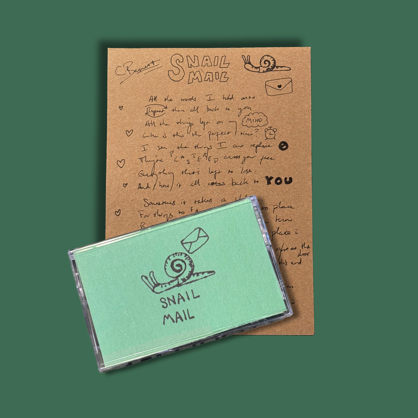 Cassette + Lyric Sheet Bundle