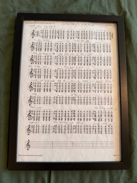 “Is This Falling?” chord sheet (2021)