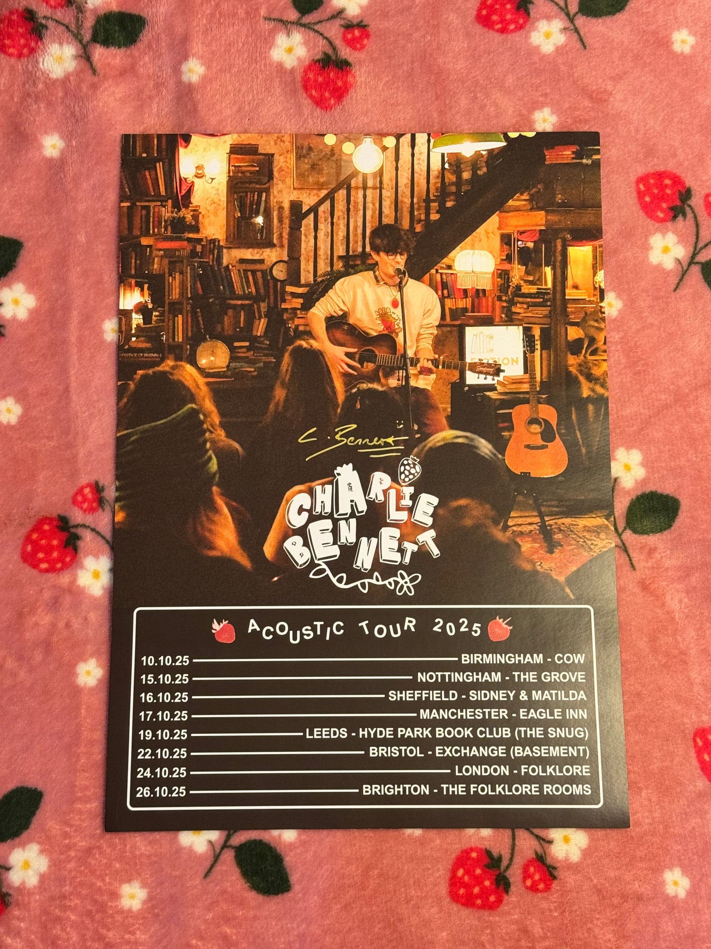 SIGNED 2025 Tour Poster